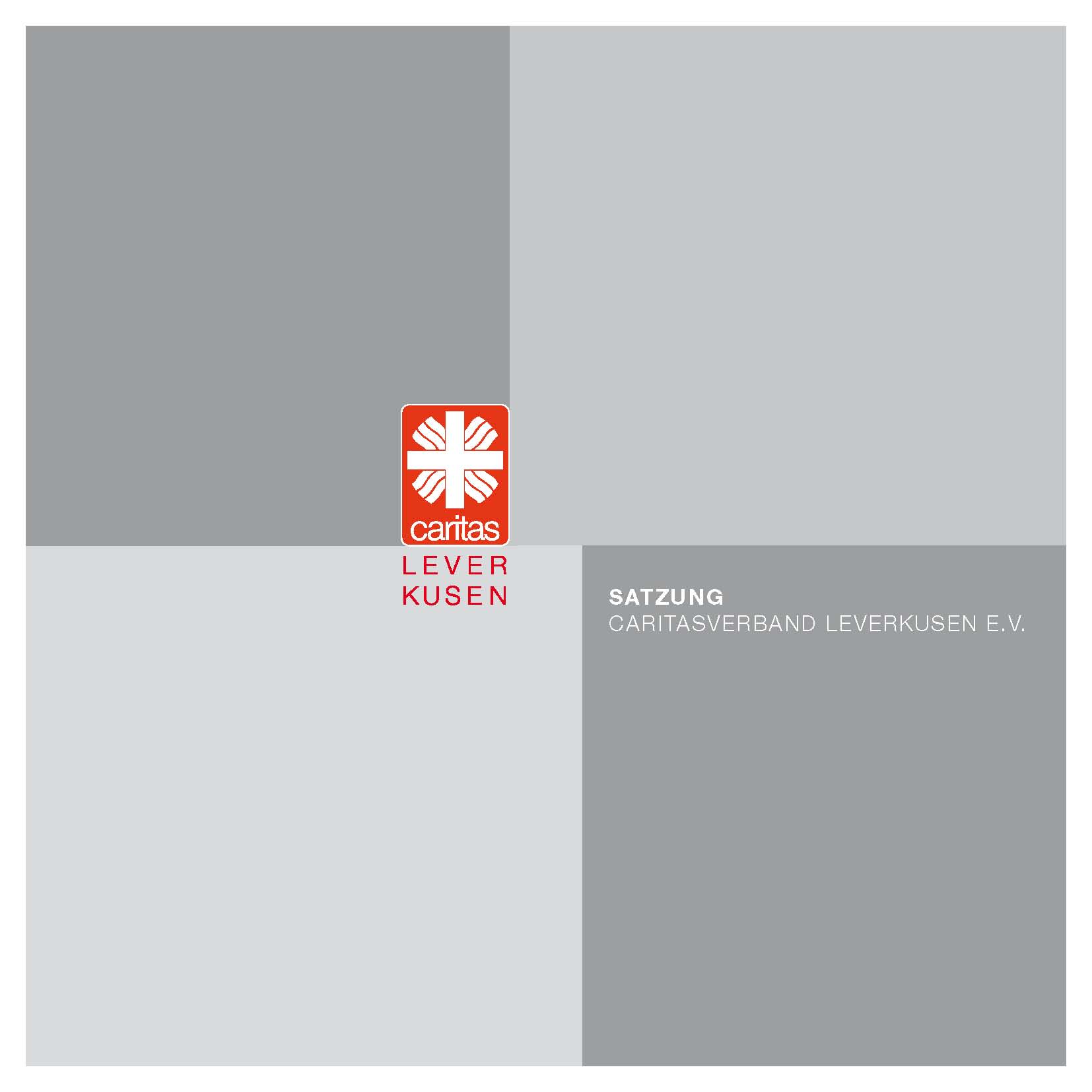 Titelbild der Satzung der Caritas Leverkusen