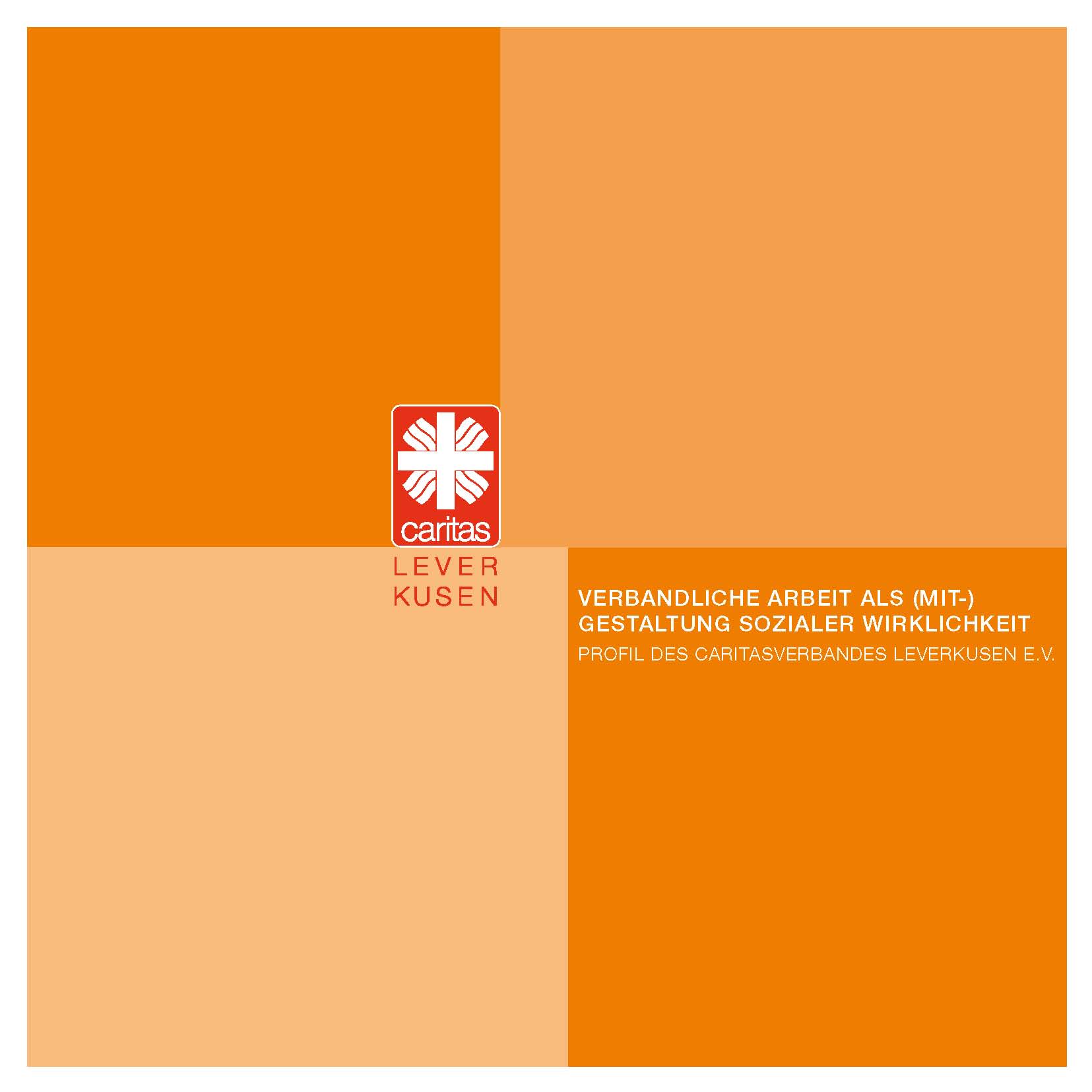 Titelbild des Profilpapers der Caritas Leverkusen mit Link zur pdf Datei
