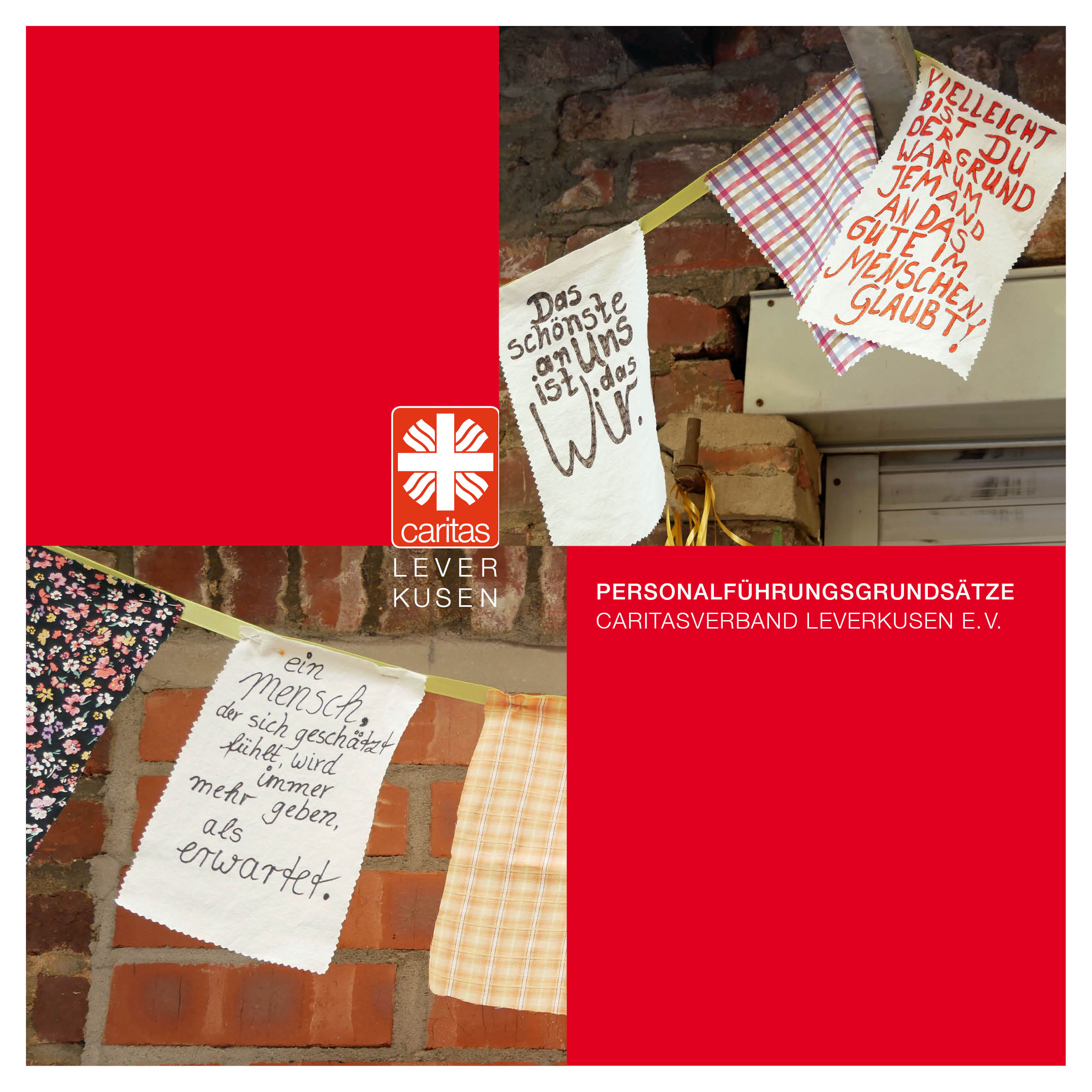 Titelbild der Personalführungsgrundsätze der Caritas Leverkusen mit Link zur pdf Datei