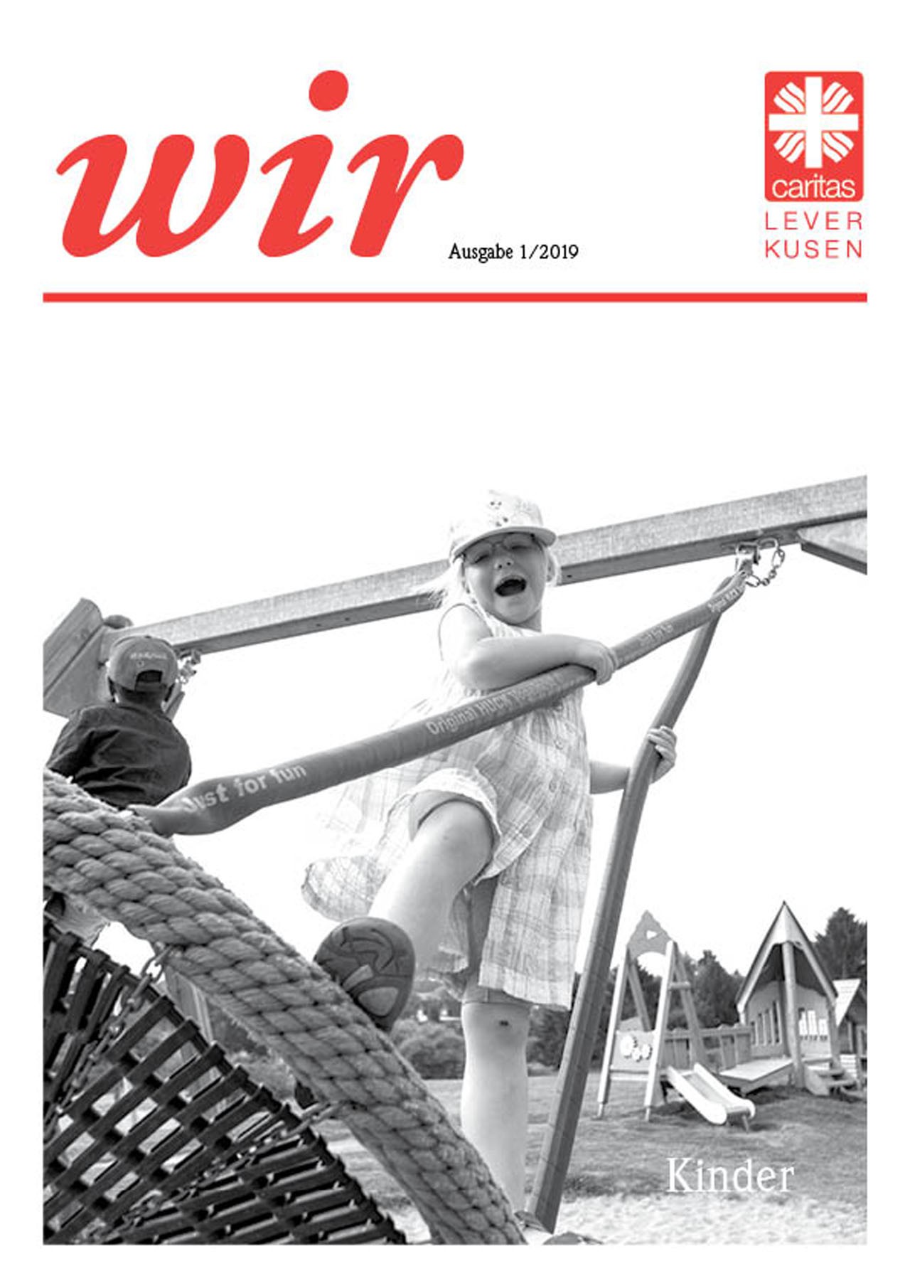 Titelbild der WIR Zeitung Ausgabe 1-2019