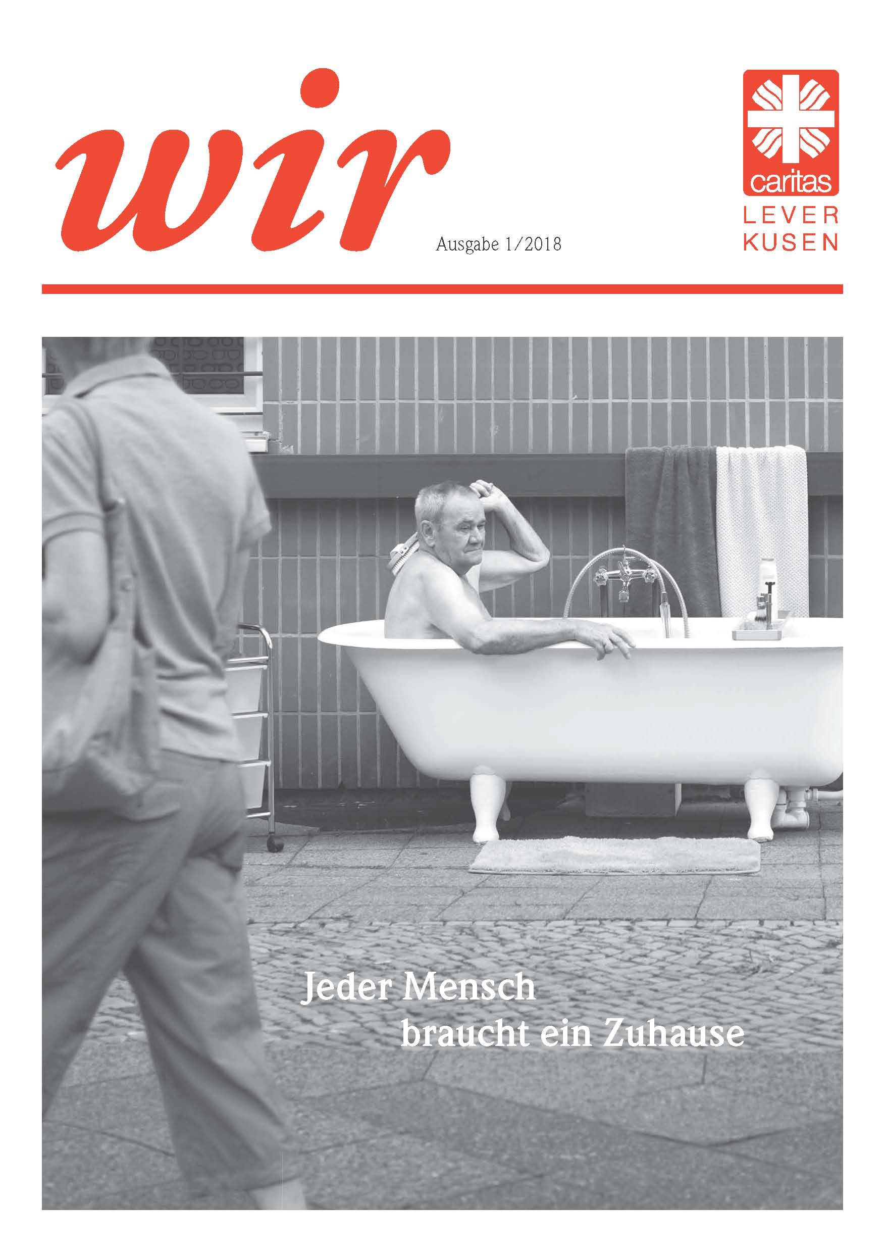 Titelbild der WIR Zeitung Ausgabe 1-2018