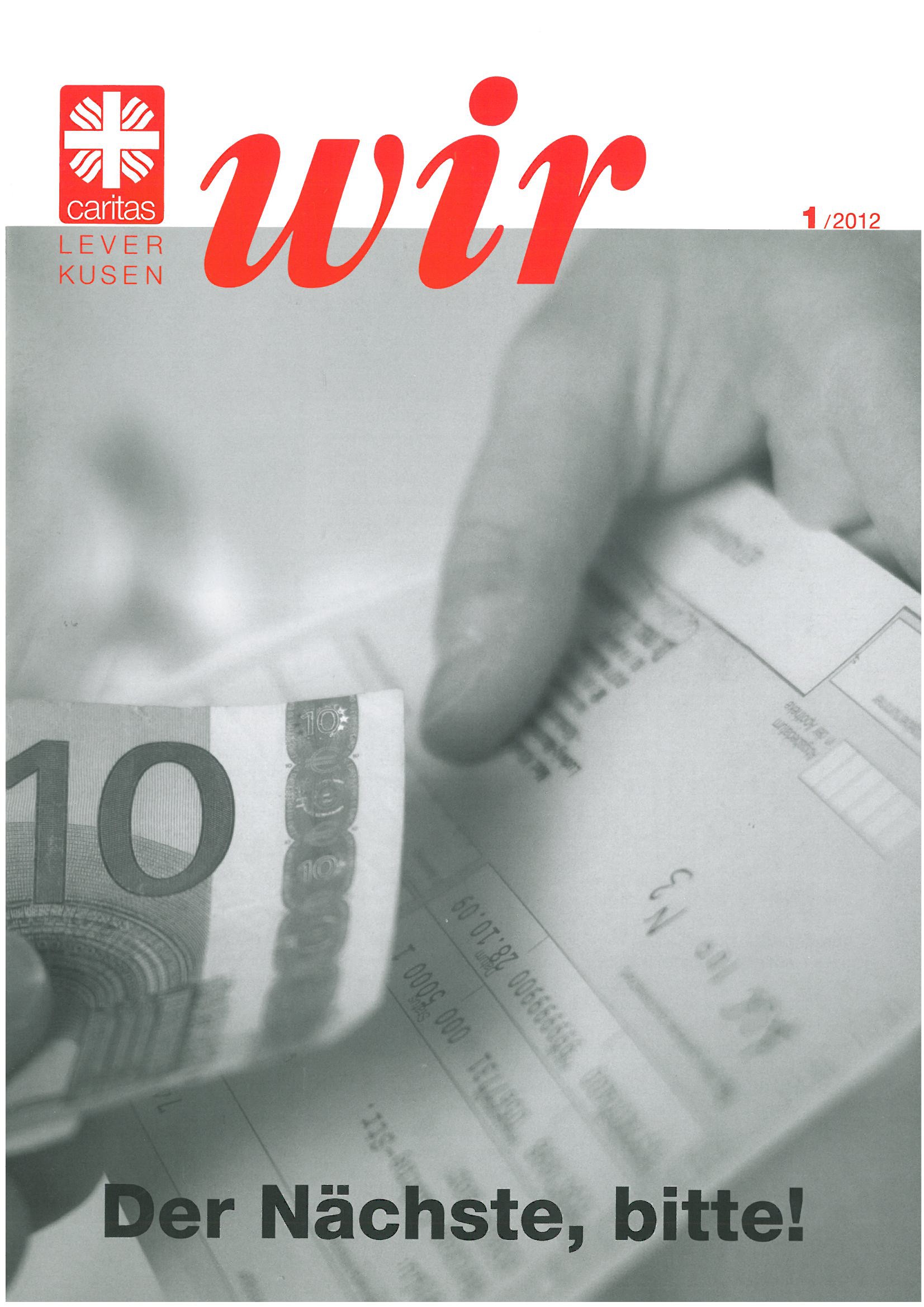 Titelbild der WIR Zeitung Ausgabe 1-2012