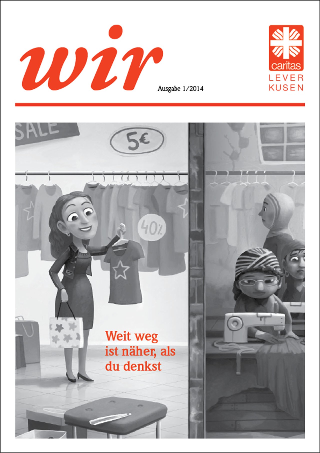 Titelbild der WIR Zeitung Ausgabe 1-2014