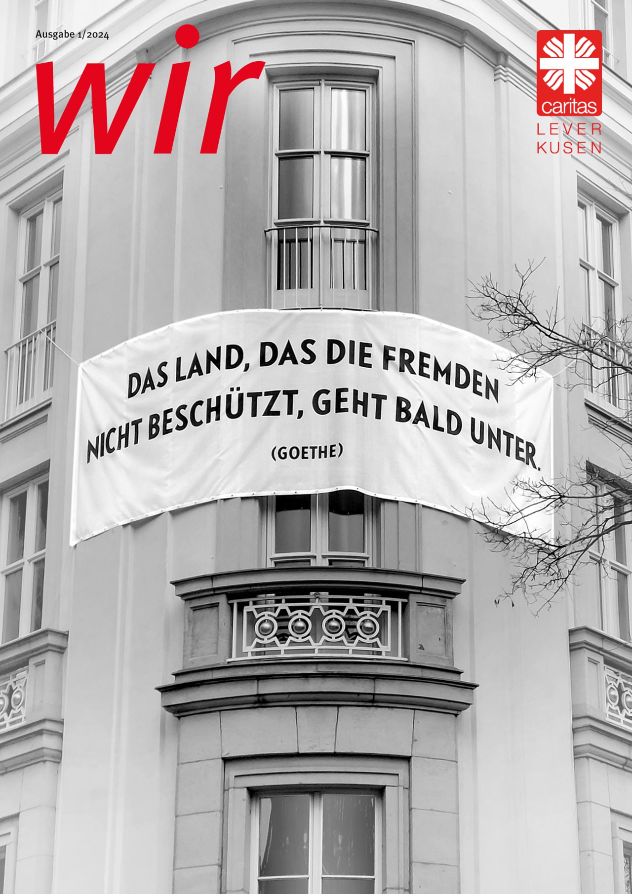 Titelbild der WIR Zeitung Ausgabe 1-2024